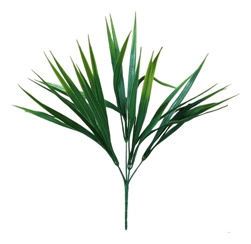Ramo Verde Artificial Pastito X 15 Unidades Pack Yuyito Deco Verde