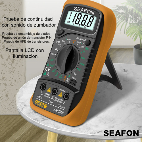 Imagen 3 de 8 de Multimetro Digital Profesional Xl830l