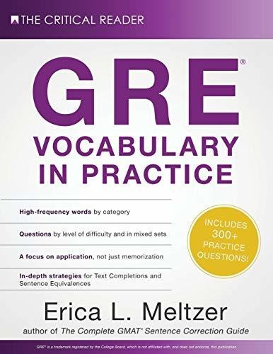 Book : Gre Vocabulary In Practice - Meltzer, Erica Lynn