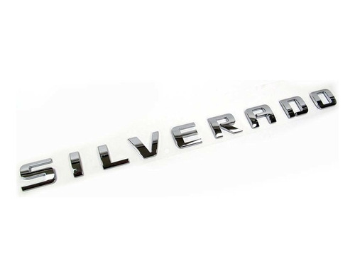 Emblema Chevrolet Silverado 08/15 Logo Silverado Letras