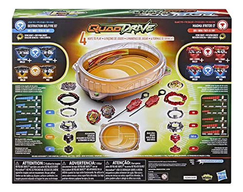 Set De Batalla Beyblade Burst Quaddrive Cosmic Vector Con Be