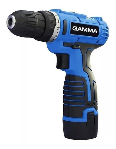 Imagen 5 de 10 de Taladro Atornillador Gamma 10mm 12 Volt 2 Baterias + Regalos