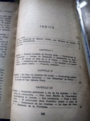 Noticias Históricas. Ignacio Núñez 2 Tomos 1952/apr 450 Pág. (Usado)