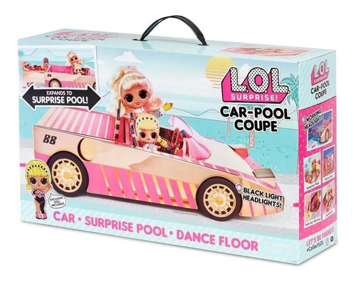 Novo Lol Surprise Carro Car Pool Coupe Veículo Candide