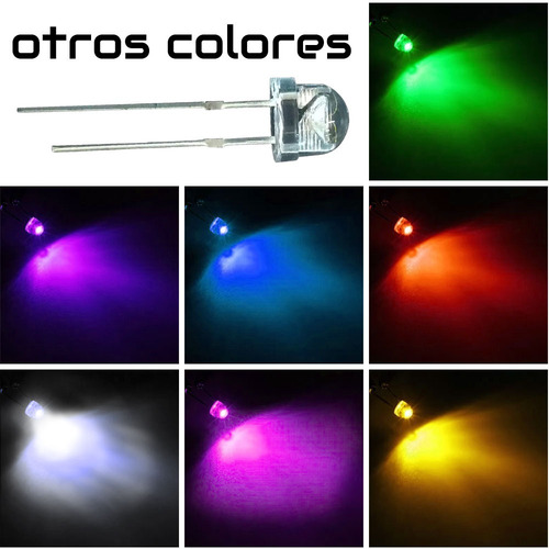 TodoMicro LPV-10MW led 5mm alta luminosidad blanco