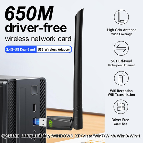 Free Driver Usb Wifi Adapter Plug And Play Mini Wifi Dongle