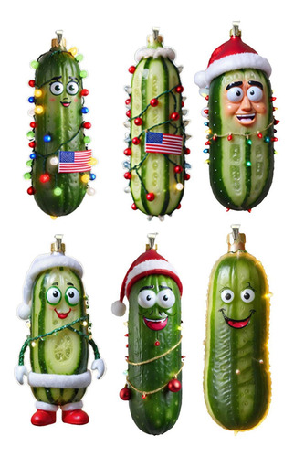 2025 Tradición De Adornos Navideños Encurtidos Adornos