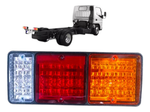 Foco Farol Trasero Mitsubishi Canter 48 Led Lado Derecho