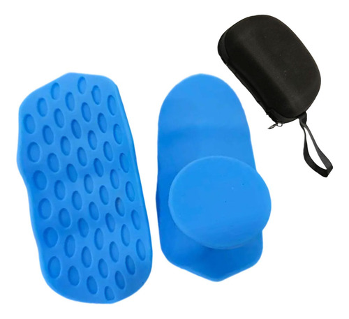 Arazos De Levantamiento De Pesas Grips De Gimnasio Azul