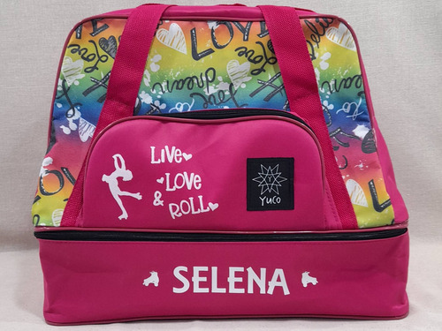 Imagen 5 de 9 de Bolso Patin Cajón Estampado Yuco + Cubrebota + Personalizado