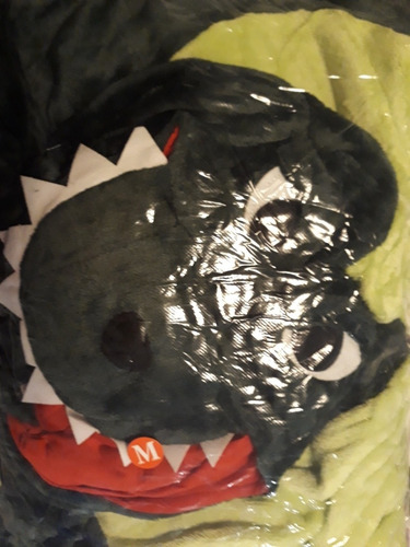 Imagen 8 de 8 de Pijama Kigurumi Polar Dinosaurio Lagarto Talla S
