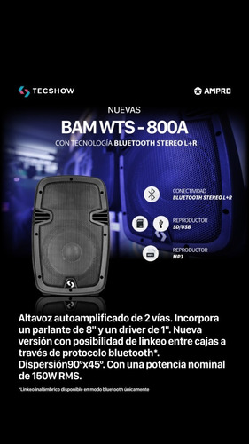 Bam 800a Tecshow