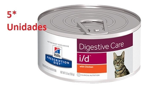 5* Latas Hills Gato I/d Gastrointestinal 156gr Razas Mascota