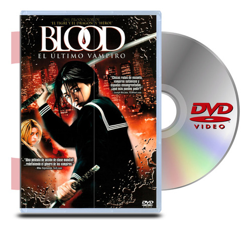 Dvd Blood: El Ultimo Vampiro (configuración Especial)