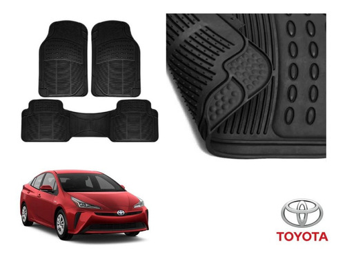 Tapetes Uso Rudo Toyota Prius 2016 A 2020 Rubber Black Orig