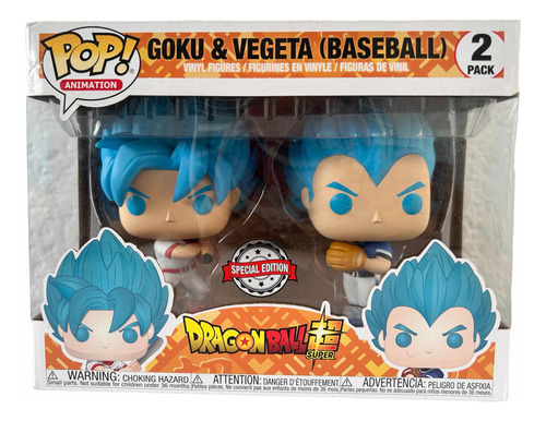 Funko Pop Goku & Vegeta (baseball) Db Super