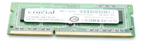 Memoria RAM 2GB 1 Crucial CT25664BF160B