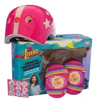 Comprar Kit De Protección Soy Luna Para Niña Patín 4 Ruedas Original