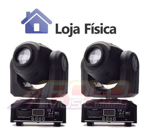 2 Moving Head Spot Osram 20w Gobo + Disco De Cor Somos Loja