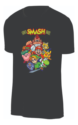 Camisetas Videojuego Super Smash Bros Nintendo