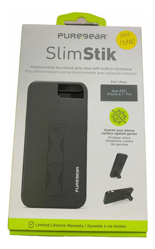 Protector Compatible Con Iphone 13 Pro Slim Stick Negro