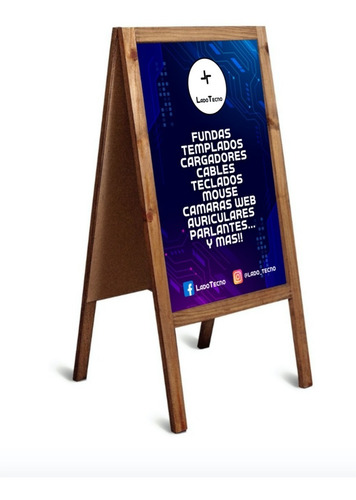 Imagen 2 de 9 de Cartel De Vereda Ploteado 120x60cm