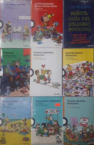 Lote Colección Natacha X3 A Elección Pescetti Loqueleo Nuev*