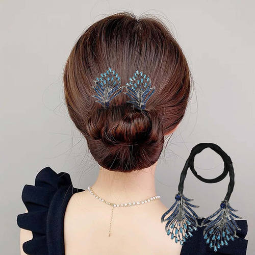 Elegante Pinza Para El Pelo Retorcido, Artefacto En La Parte