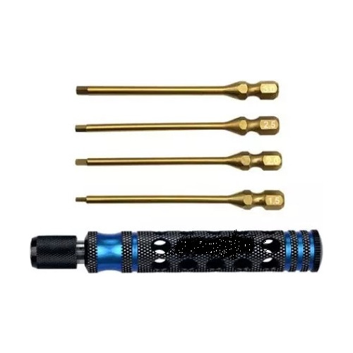Rjx 6.35mm 4 In1 Hex Screwdriver For Rc Applications