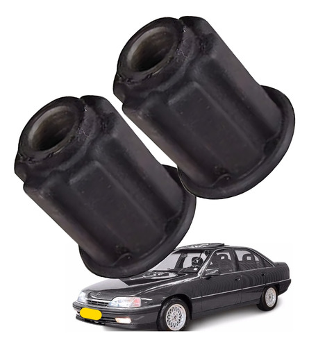 Par Bucha Suporte Alternador Omega 2.0 2.2 Com Ar 93 Até 94