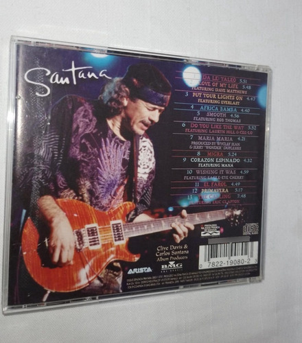 Cd Santana - Supernatural ( 20468 ) (Usado)