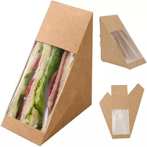 Cajas De Cartón Triangular Kraft 