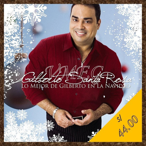 Vmeg Cd Gilberto Santa Rosa Lo Mejor Gilberto En La Navidad
