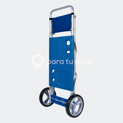 Carrito Mesa Playa Portatil Heladera Plegable Aluminio Mor