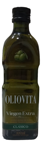 Aceite De Oliva Oliovita Clasico Botella De Vidrio 500 Ml