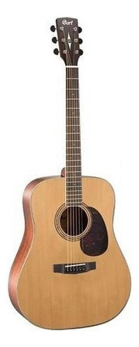 Guitarra acústica Cort Earth100 para diestros natural glossy high-tech