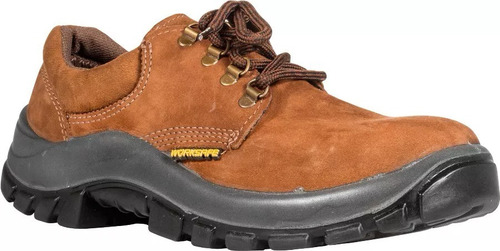 Zapato De Trabajo Cuero Nobuck 34 A 47 Worksafe Pta Plastica