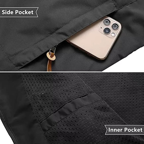 Chaqueta Cortavientos Impermeable Y Transpirable Para Hombre