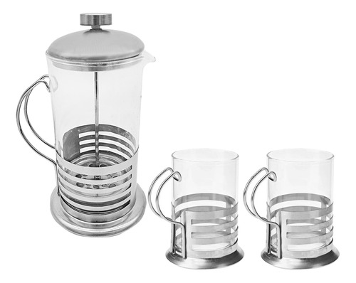 Combo Cafetera Embolo, Prensa Francesa, 1 L + 2 Tazas 90063