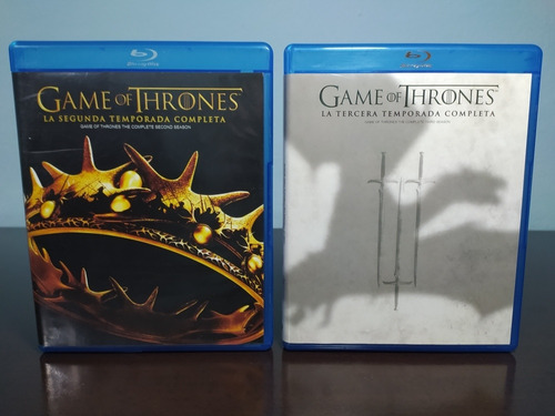 Game Of Thrones Temporadas 2 Y 3 Bluray Originales Completas