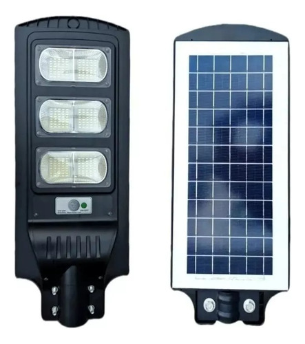 Lampara Led Solar 120w Luminaria Suburbana Alumbrado Publico