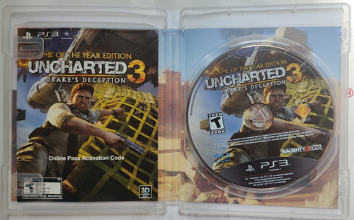 Uncharted 3 Game Of The Year Original Playstation 3 (Usado)