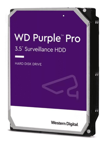 Imagen 2 de 4 de Disco Duro 8tb Western Digital Purple Pro Videovigilancia Ia