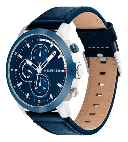 Reloj tommy hilfiger malla de cuero new arrivals