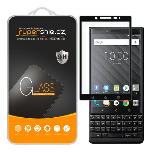 (2 Unidades) Blackberry Key2 Protector De Pantalla De V...