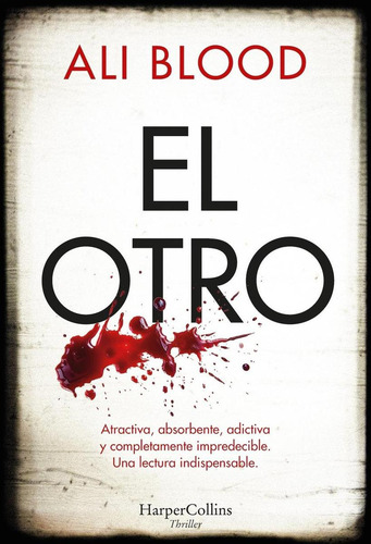 Libro: El Otro. Blood, Ali. Harper Collins Iberica
