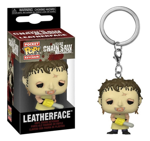 Chaveiro Funko Pop: O massacre no rosto de couro do Texas