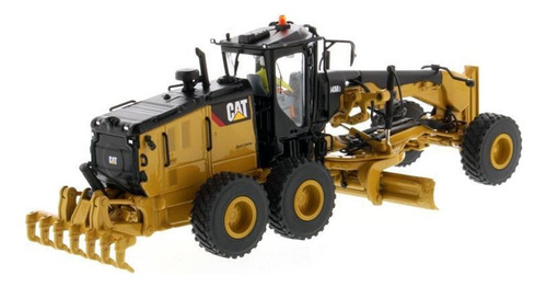 1:50 Motoniveladora 14m3 Caterpillar® Cat® C/ Operador Amarillo