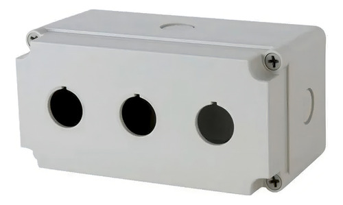 Botoeira Comando Vazia 3 Furos 22mm Plástico Ip65 Siemens