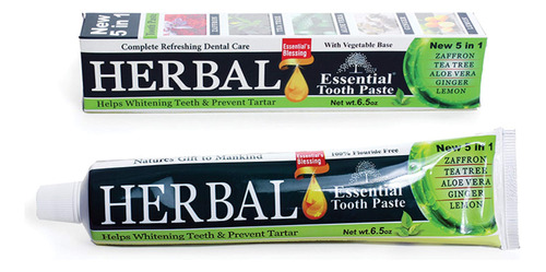 Pasta Dental Esencial A Base De Hierbas (paquete De 3) 6.5